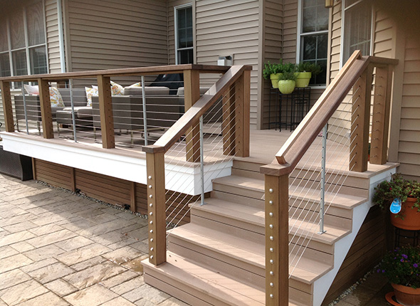 Townhouse deck photo