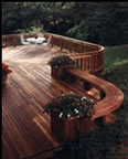 Bi-Level Redwood Deck 