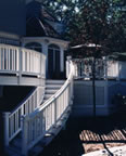 Deck w/ Curved Staircase