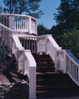 Deck with Raised Panel Posts