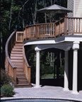 Raised Ipe Patio Deck 