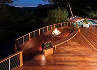 Deck with Epic City View